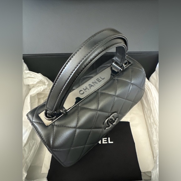 NWT Chanel Trendy CC Small Flap Bag- So Black - Picture 3 of 10